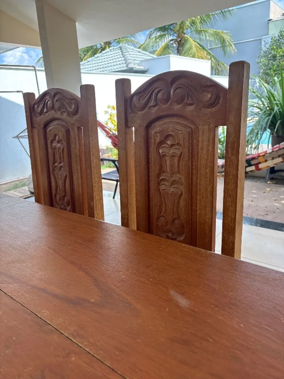 Mesa de jantar madeira - Foto 4