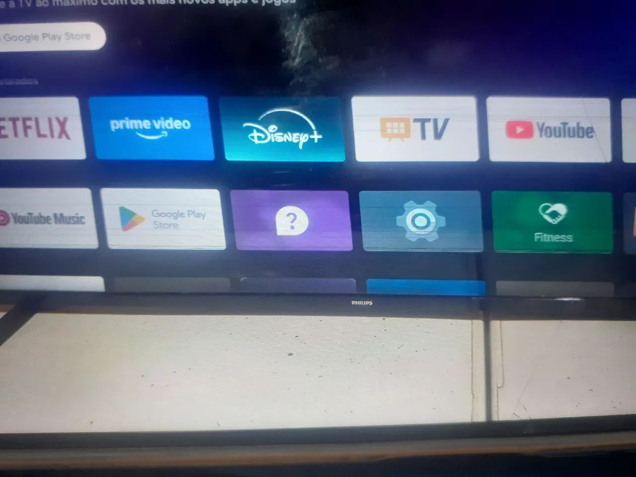 Vendo a televisão LED da Philips 50 polegadas para tirar a peça ela é Smart - Foto 3