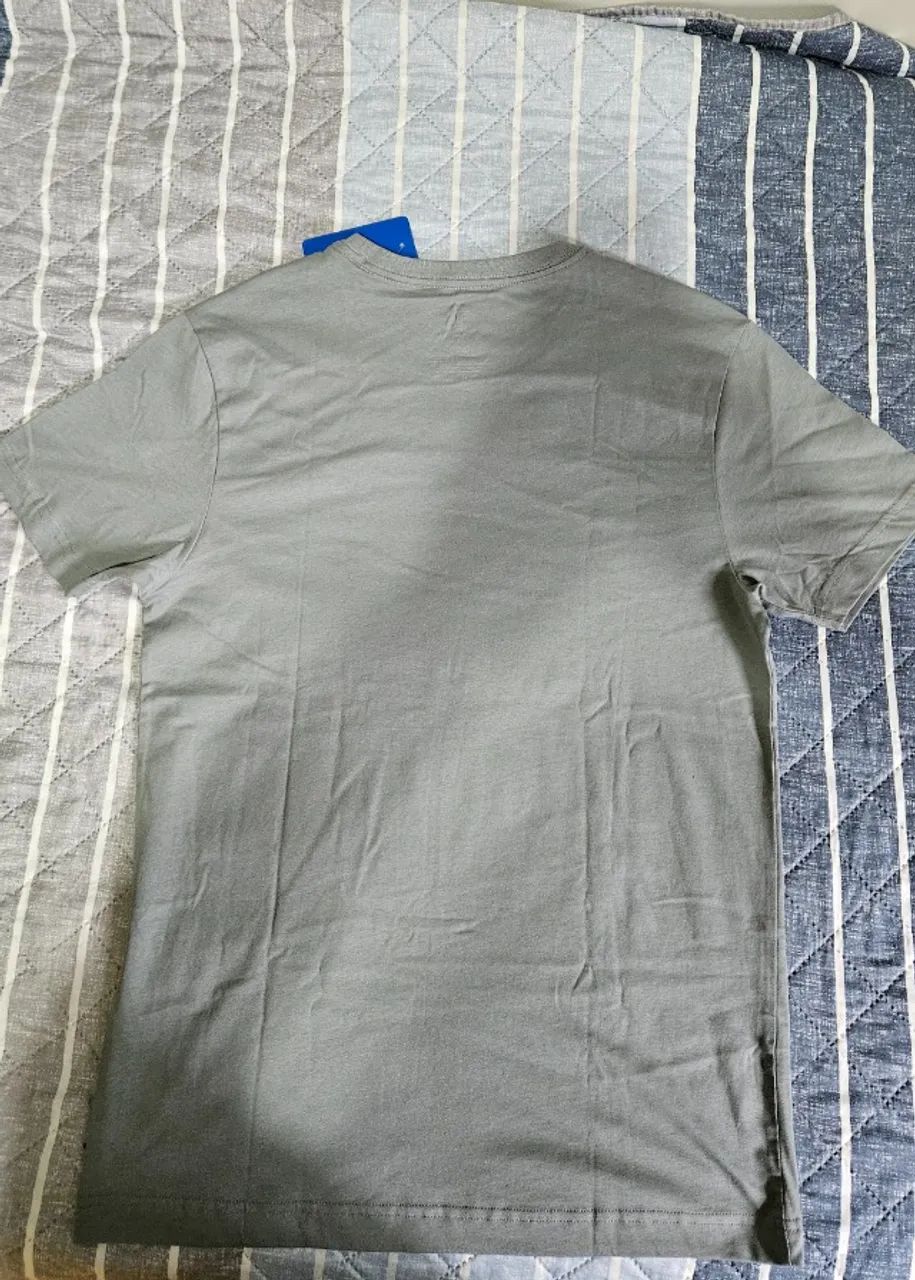 Camiseta Hurley Cinza P Estampada 100% Algodão - Foto 4