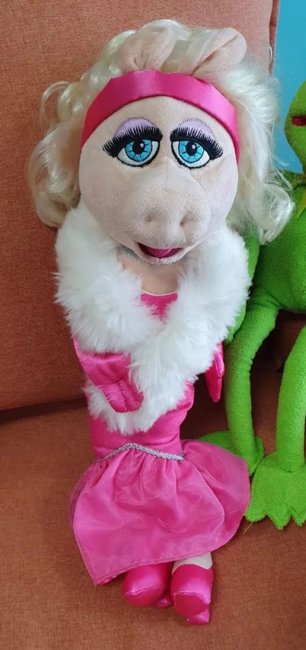 Bonecos Caco e Piggy dos Muppets importados EUA - Foto 5