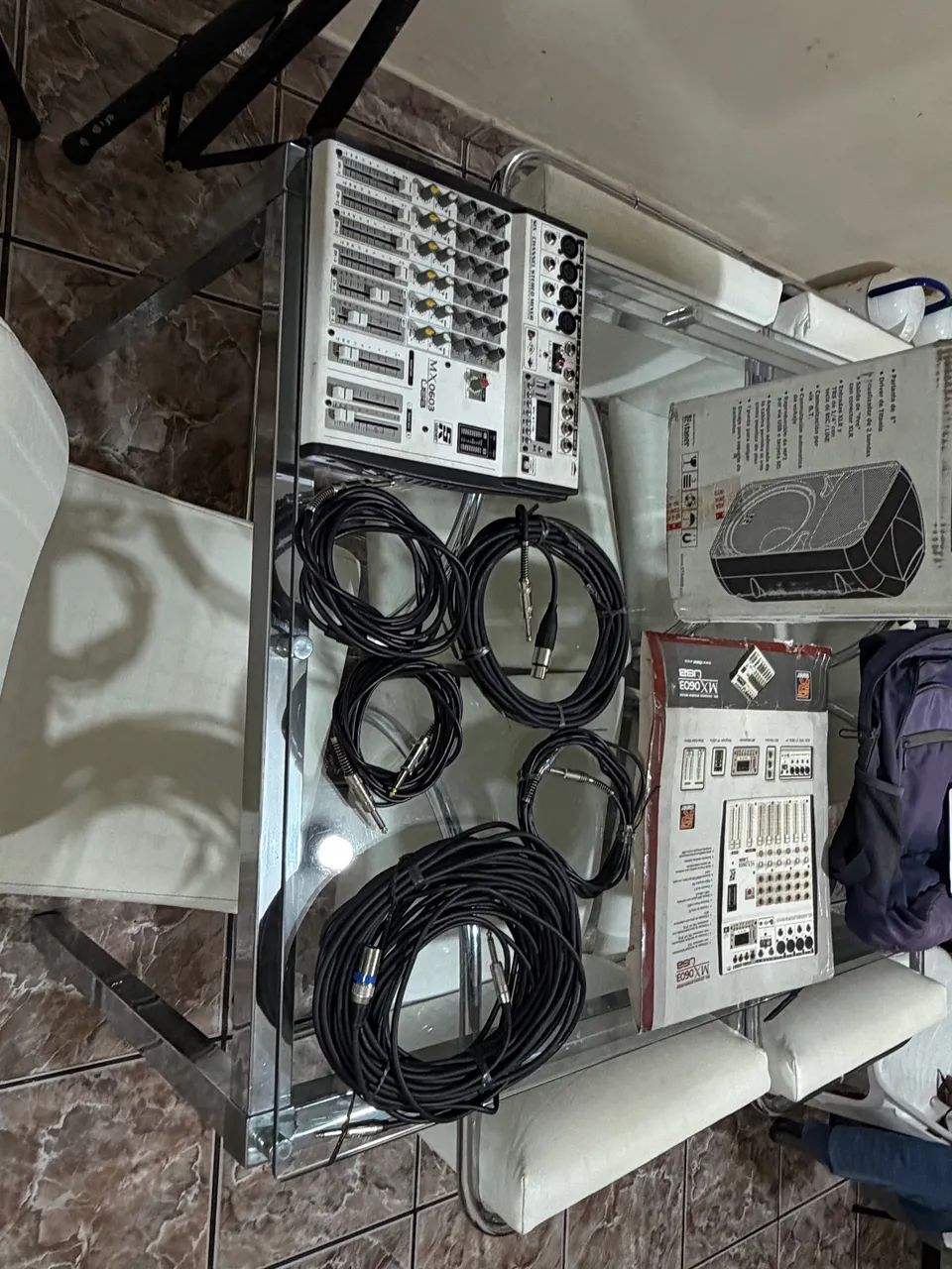 Caixa de som PS 520 e mesa de som MX 0603 STANER  - Aceito cartão  - Foto 2