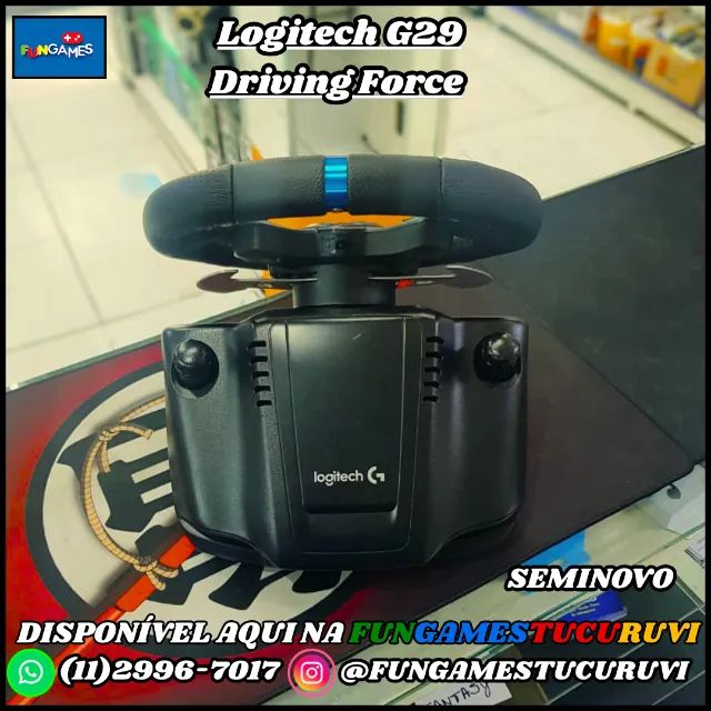  Logitech G29 Driving Force - Seminovo - Foto 3