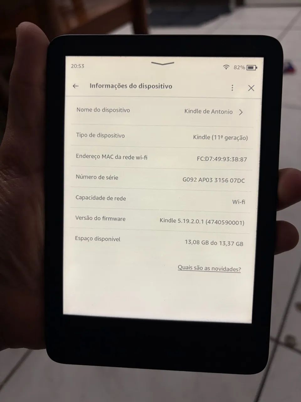Kindle Geração 11