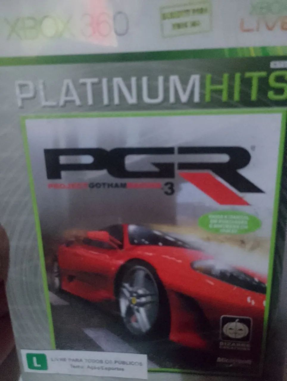 PGR 3( corrida) Xbox 360