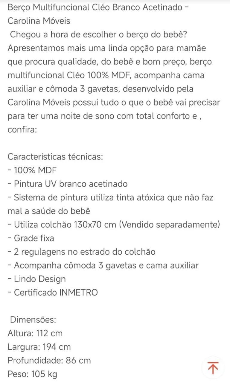 Berço multifuncional  - Foto 3