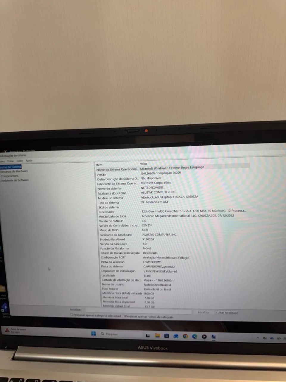 Notebook ASUS VivoBook 16 X1605ZA - Foto 4