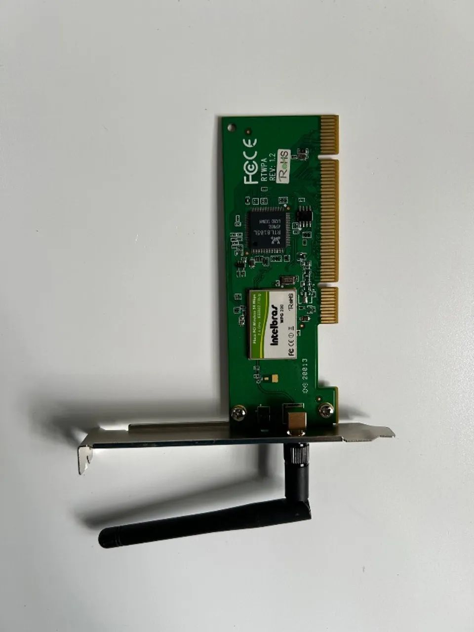 Placa De Rede Pci Wireless 54 Mbps Intelbras Wpg 200 Wifi - Foto 2
