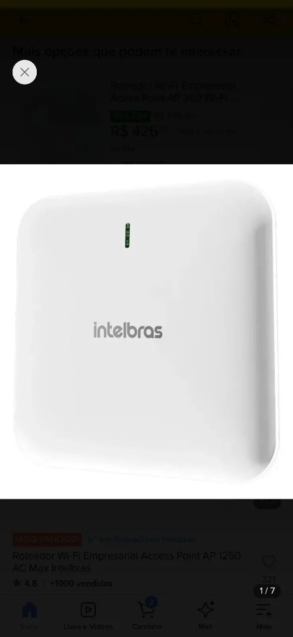 Roteador intelbras 1250 ac Max  - Foto 5
