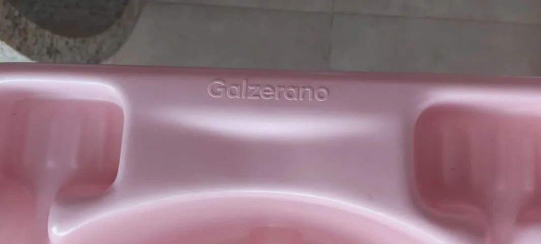 Banheira Infantil com Suporte - Rosa (Galzerano) - Foto 3
