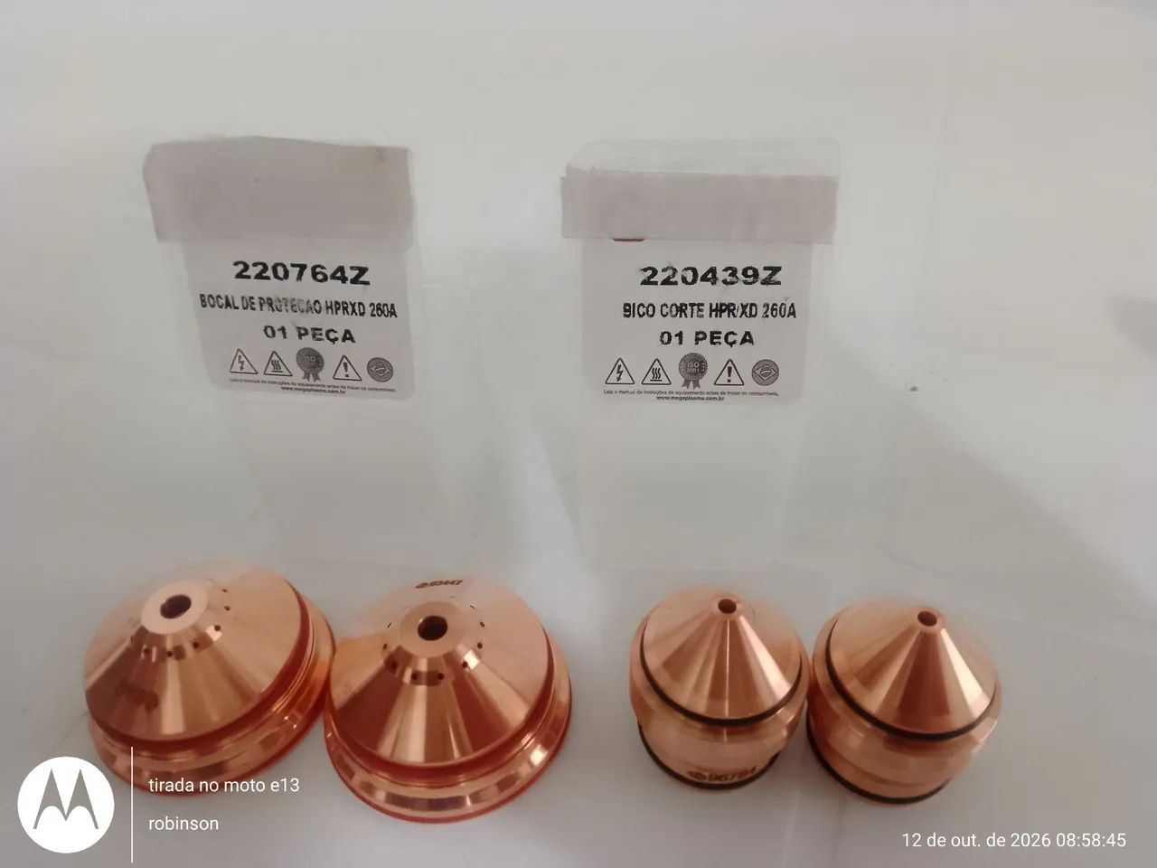 Acessórios para corte plasma