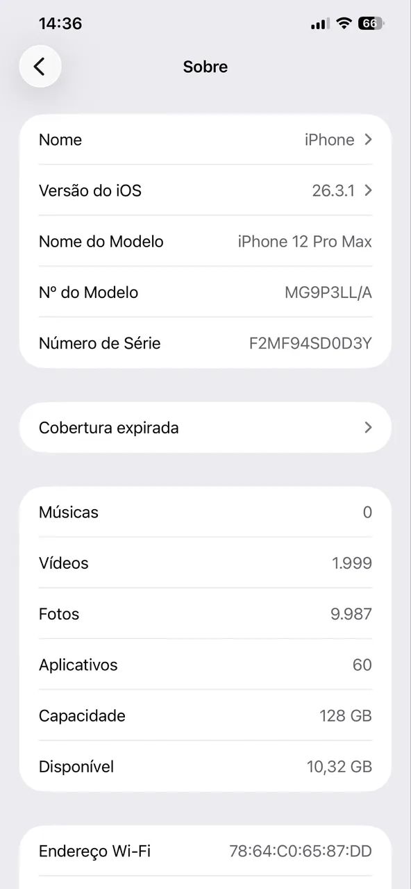 Oportunidade IPhone 12 Pro Max , 128gb - Celulares e Smartphones