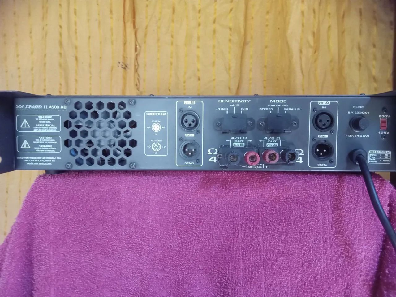 Amplificador wattsom cicloton 4500 - Foto 4