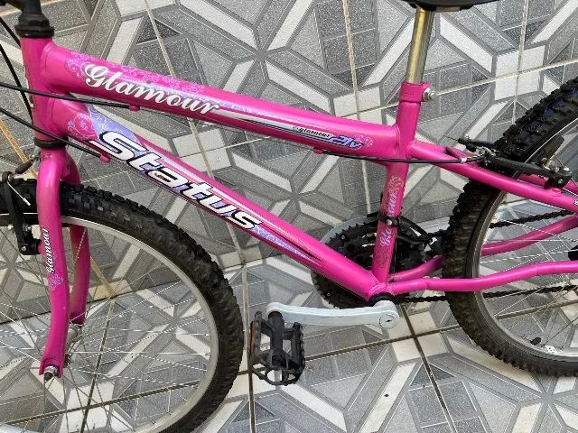 Bicicleta Status Glamour Aro 24 com marcha  - Foto 5