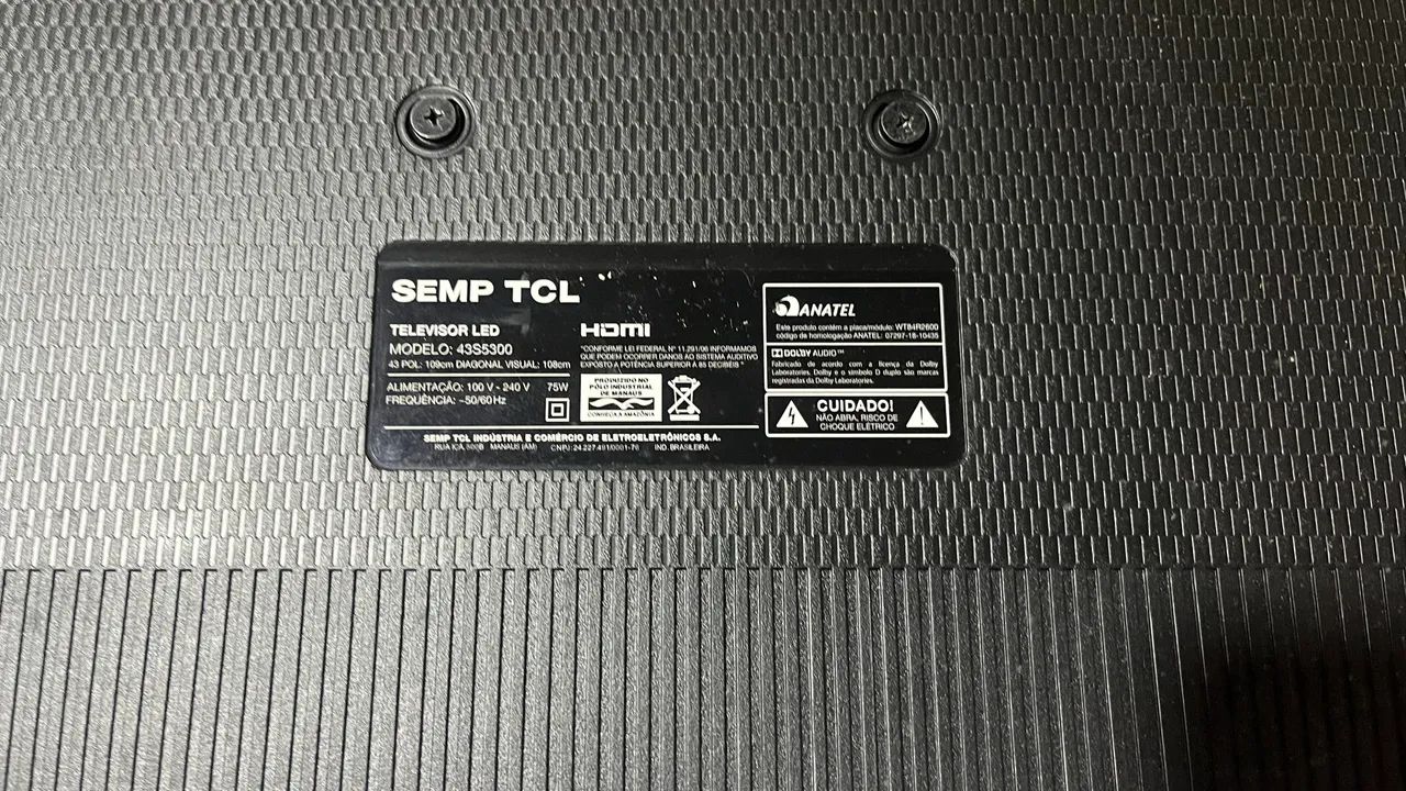 Televisão Semp Toshiba de 43 polegadas - Foto 3