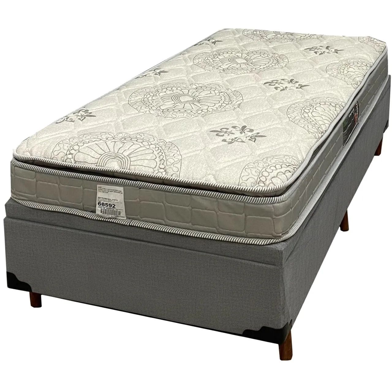 Base Baú com Colchão Orthosono Solteiro D33 One Bord com Pillow / pronta entrega  - Foto 4