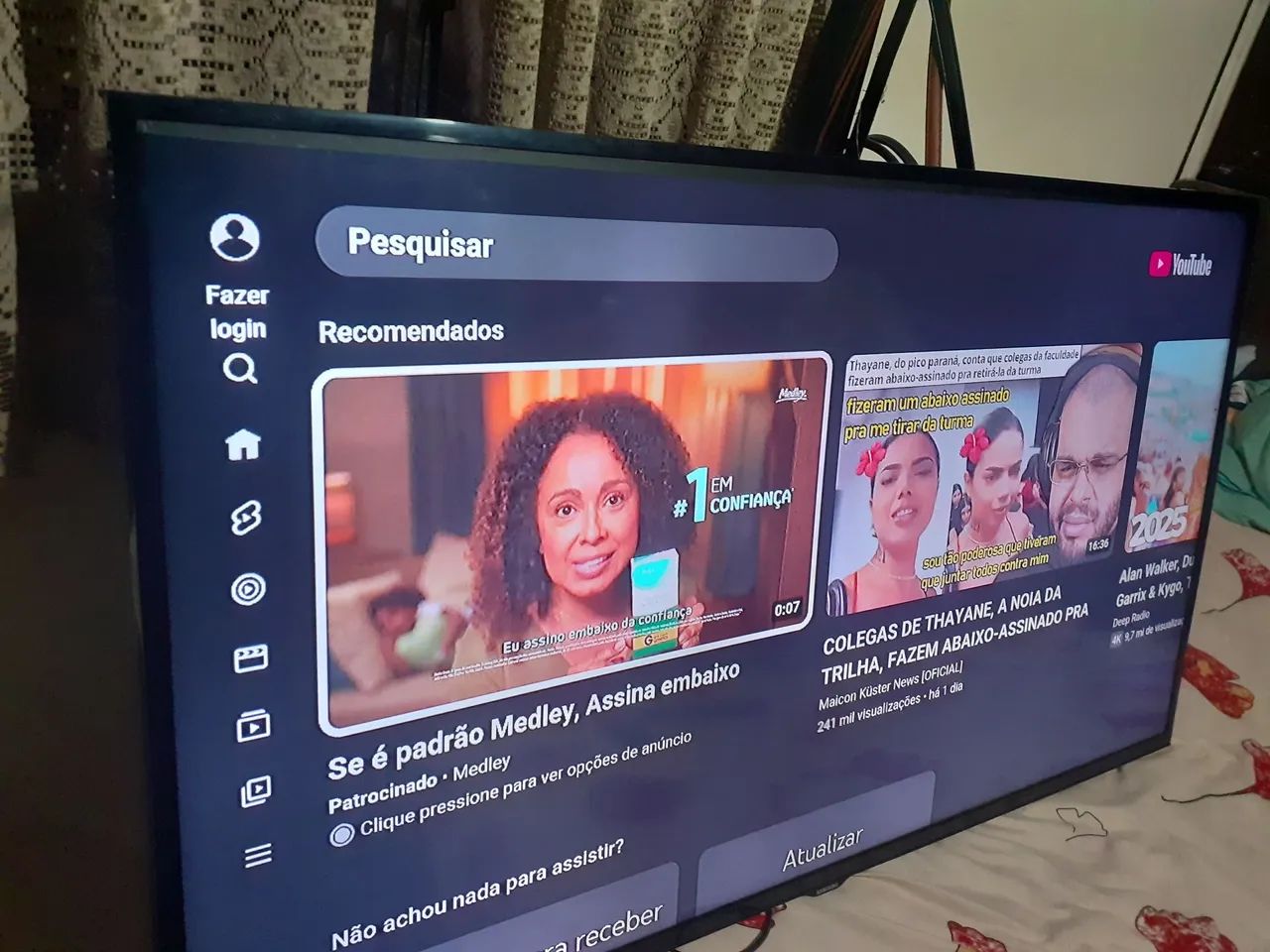 TV SAMSUNG 48POULGADAS FULLHD vai com fire stick - Foto 3