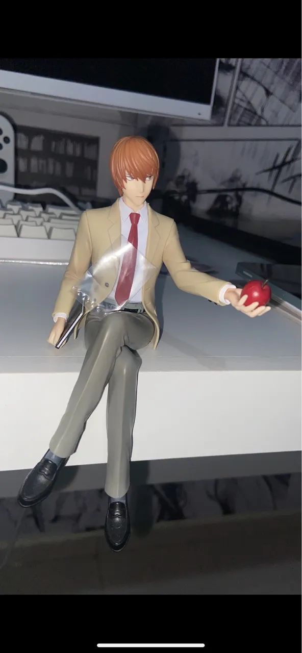 Figure light yagami original, acompanha caixa 