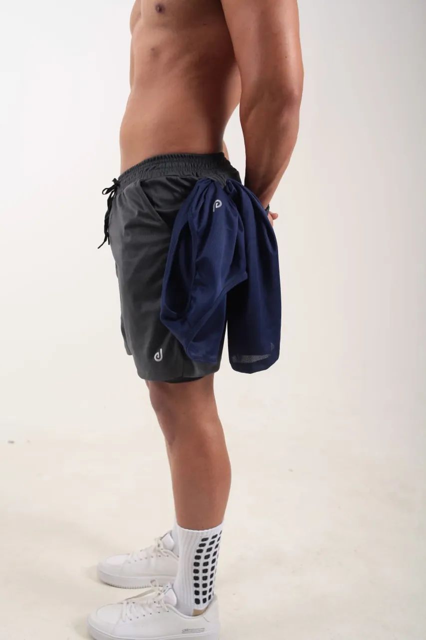 Short duplo masculino  - Foto 3