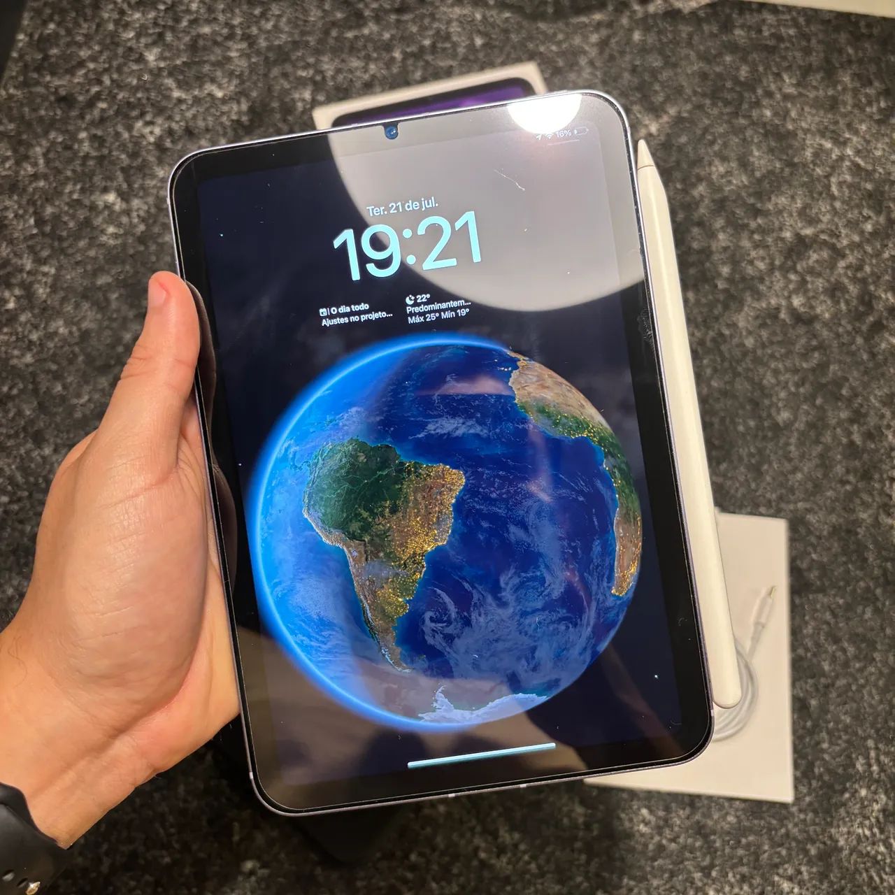 iPad mini 6 geração - 64 GB + Apple Pencil 2 geração - Foto 2