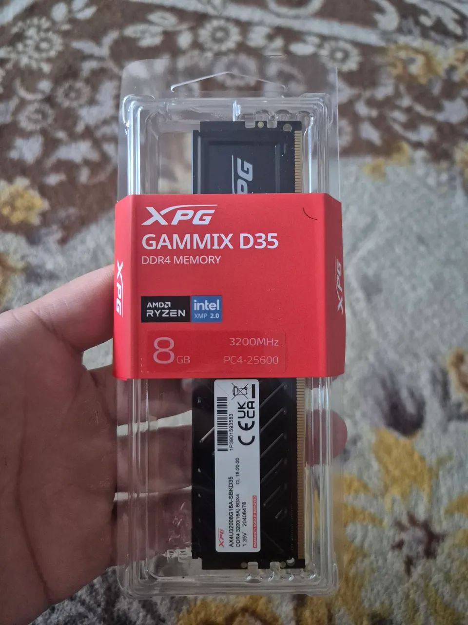 Memoria ddr4 8gb xpg