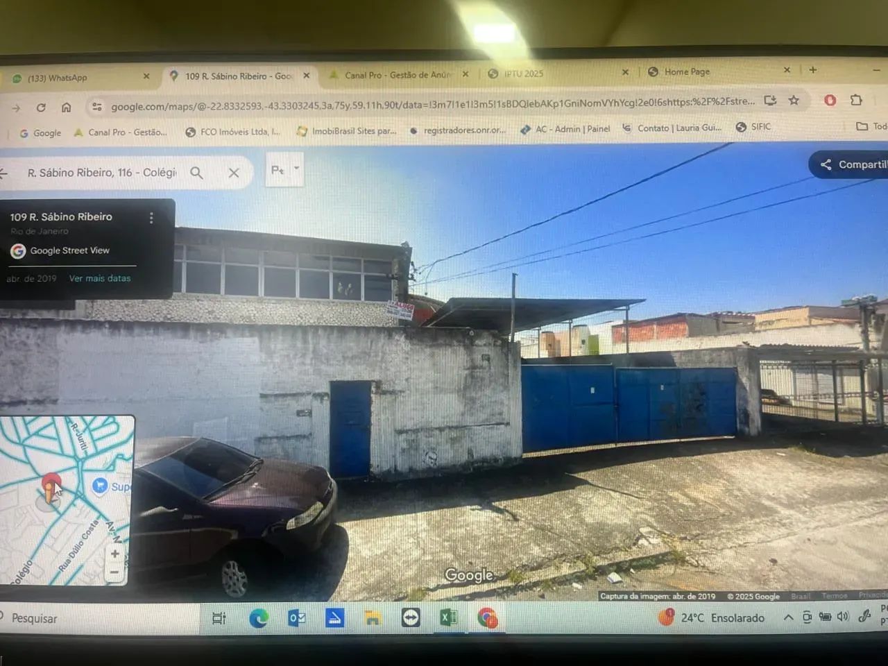 ÓTIMO GALPÃO EM RUA SEM SAIDA - 1.000 M2 - ÁREA CONSTRUIDA  725 m2500M2 - Foto 2