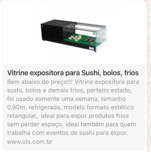 Expositor de sushi 