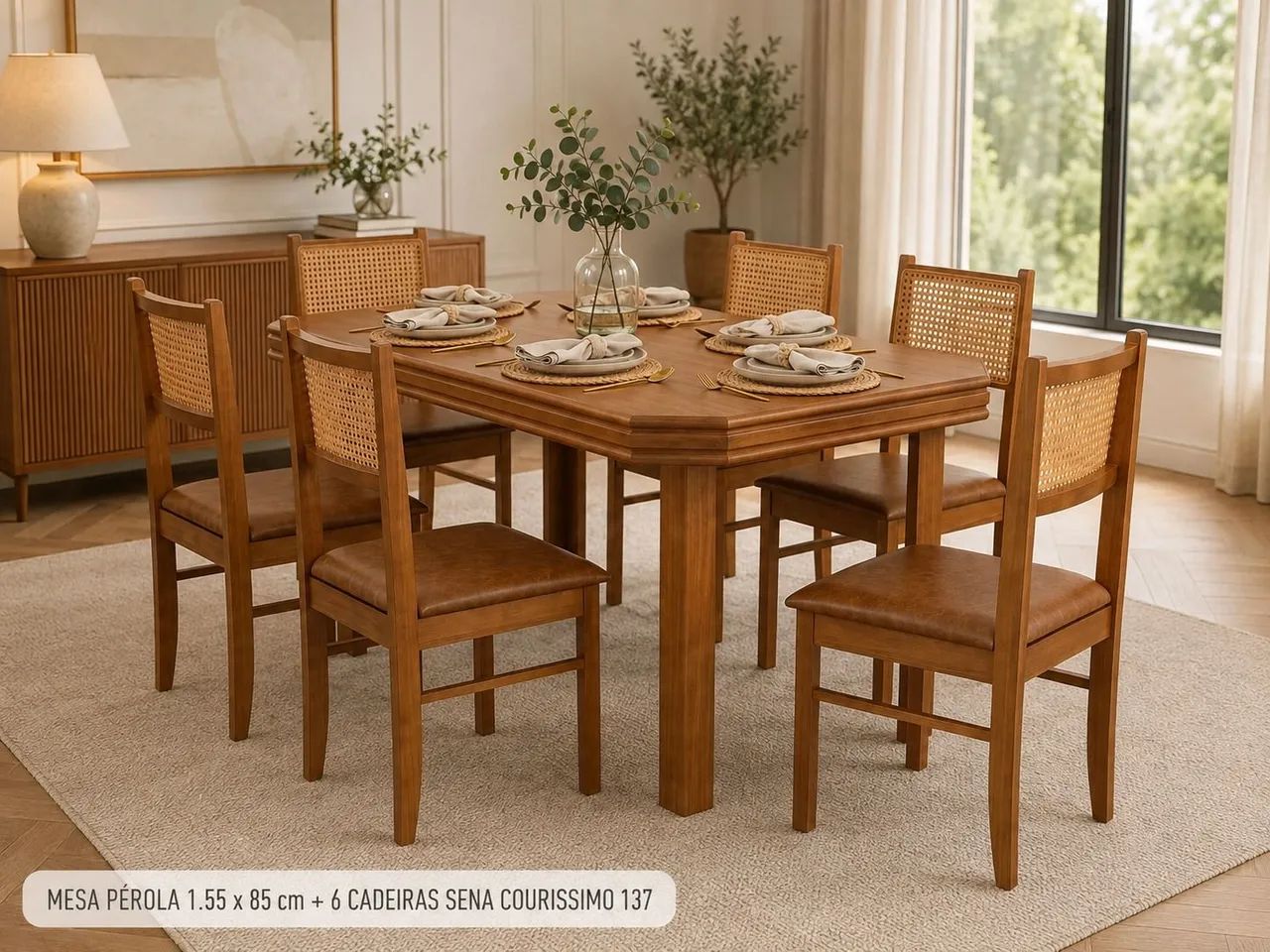 Mesa de Jantar com 6 cadeiras  - Foto 2