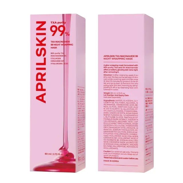 Máscara Noturna APRILSKIN - 99% de TXA de Alta Pureza - Foto 2