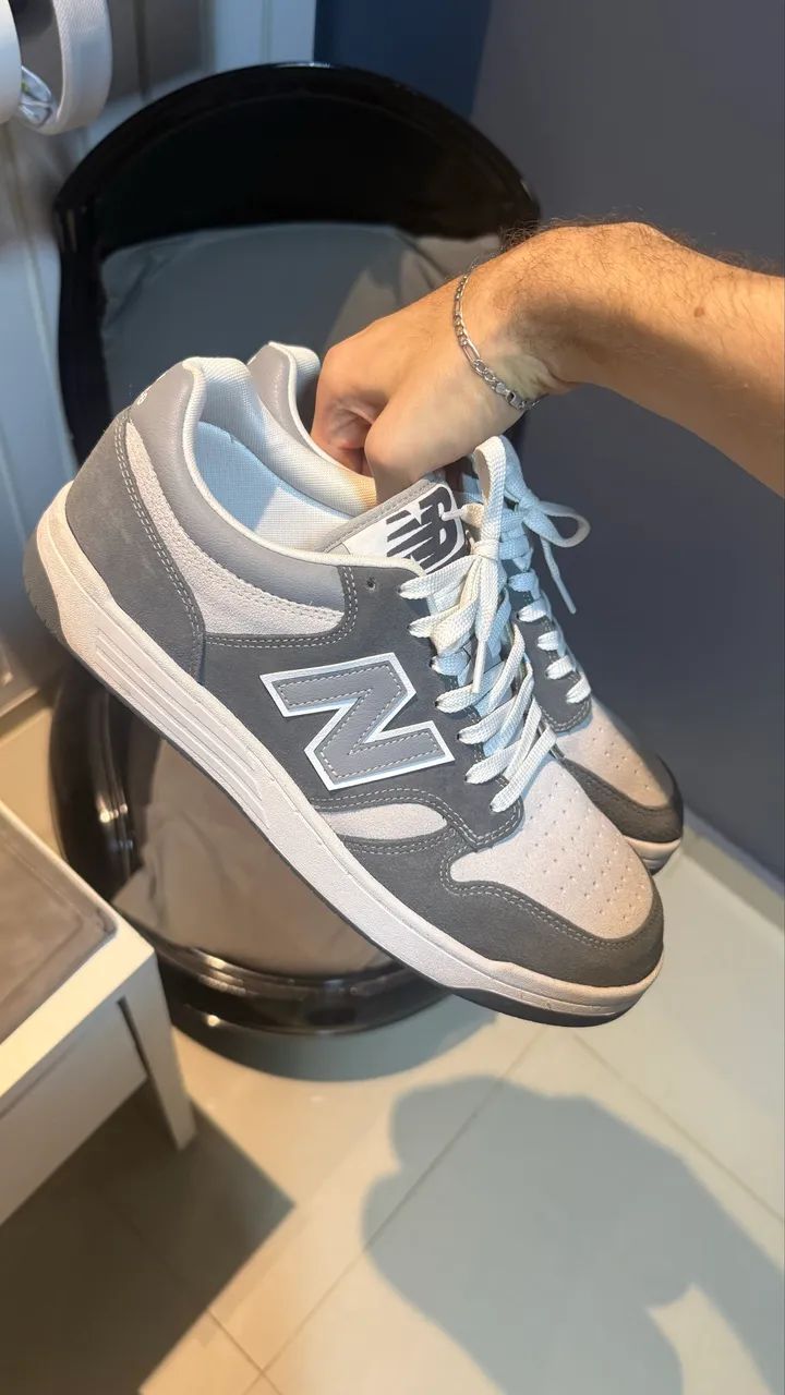 New balance 480 cinza 