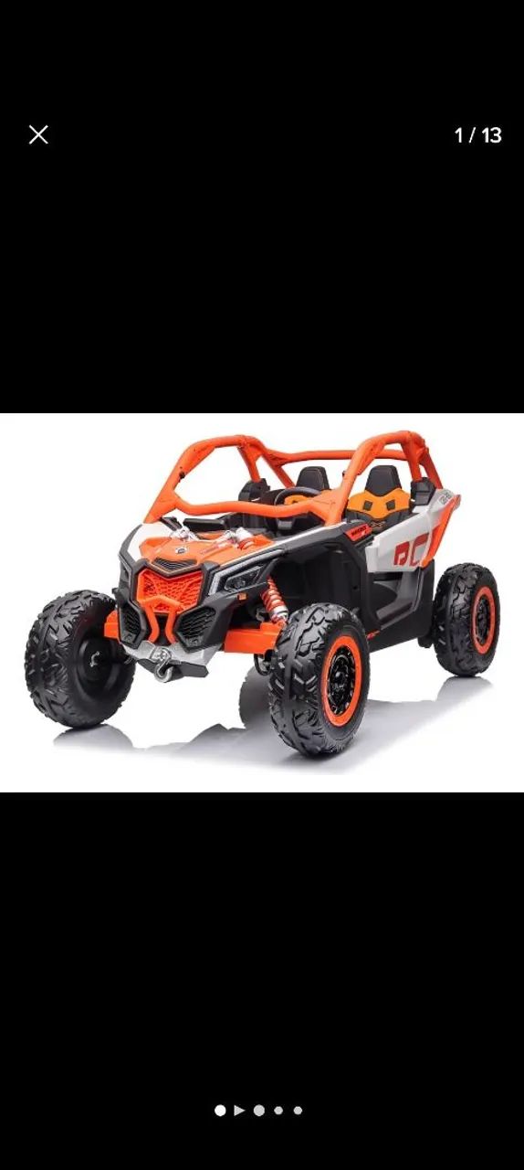 CARRINHO ELÉTRICO 24V CAN-AM MAVERICK 4X4  - Foto 2