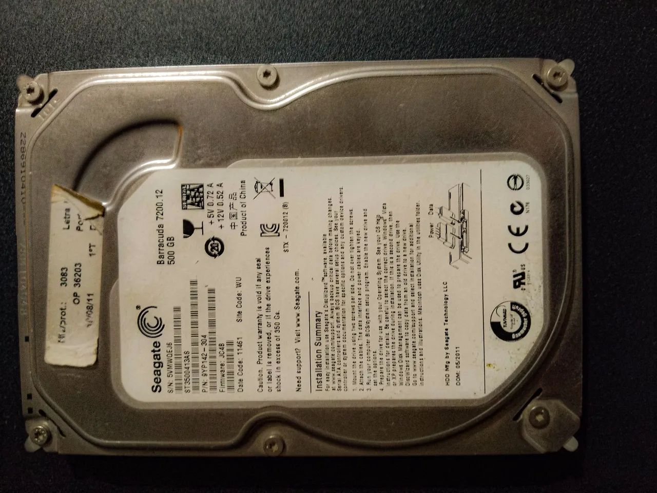 HD Seagate Barracuda 500GB - Armazenamento - Parque Marajoara