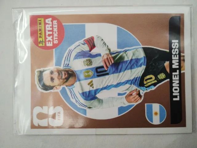 Figurinha Legend Extra Sticker Messi bronze