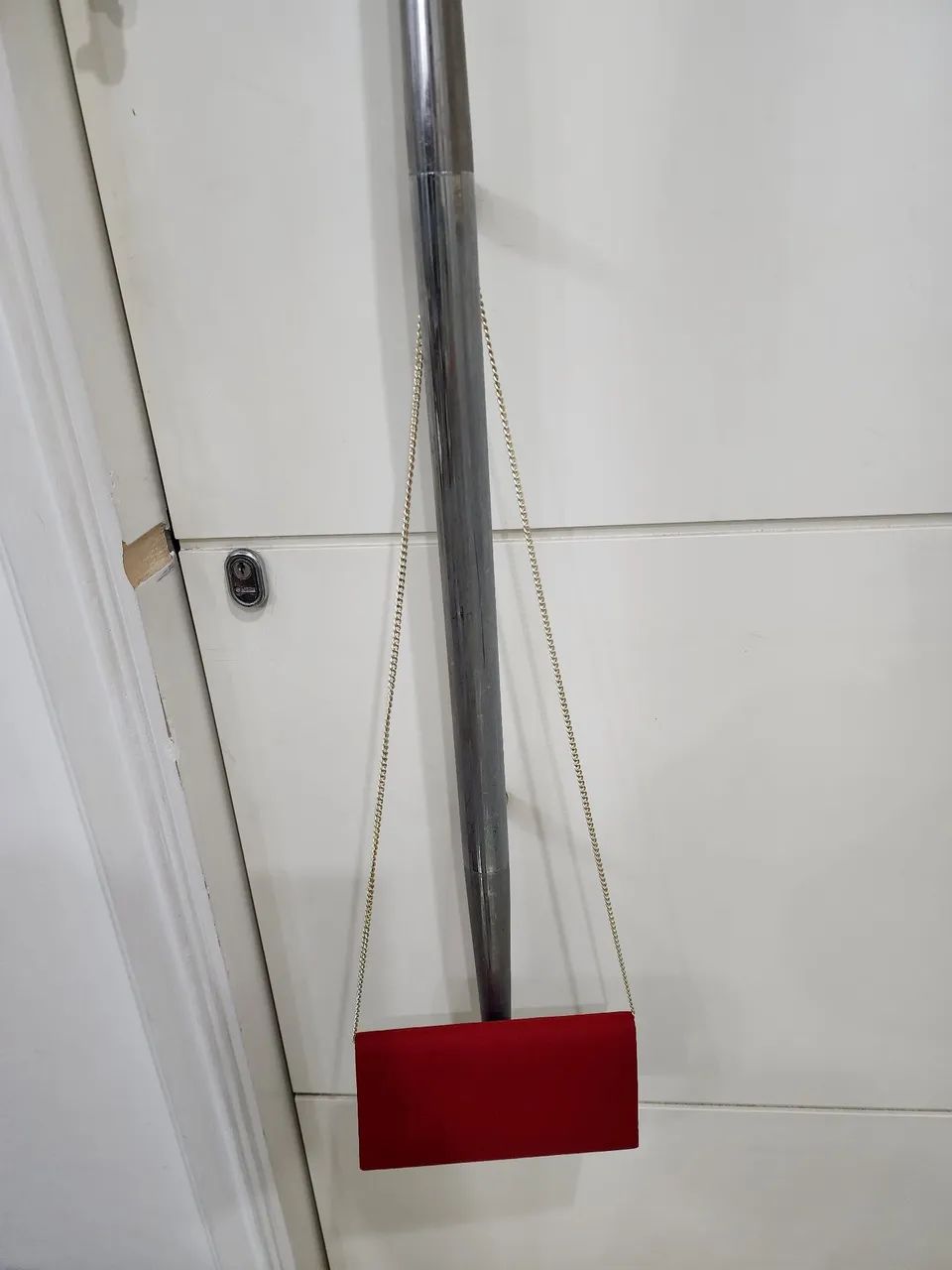 Bolsa de mão vermelha  - Foto 3