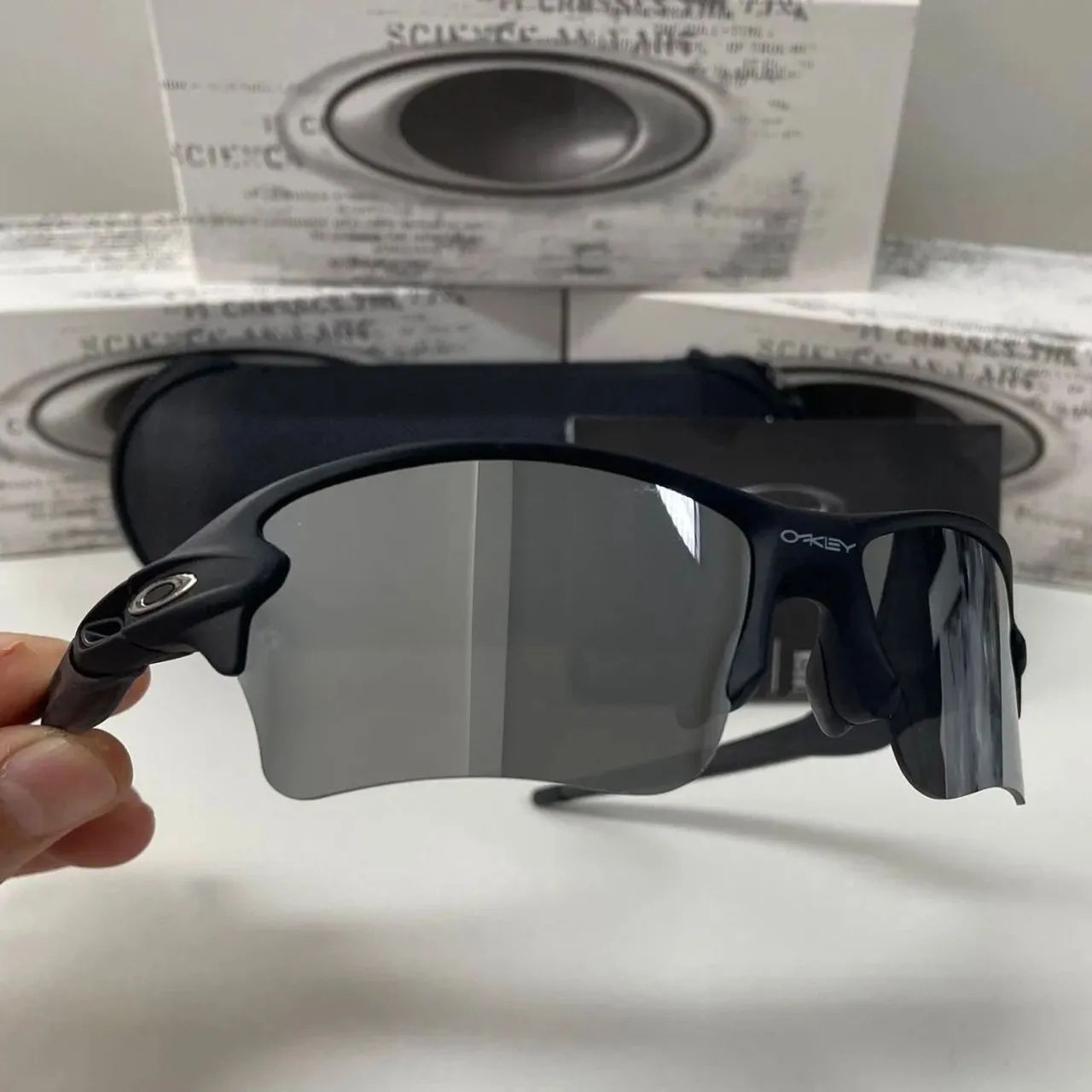 Óculos Oakley Flak 2.0 Silver - Foto 2