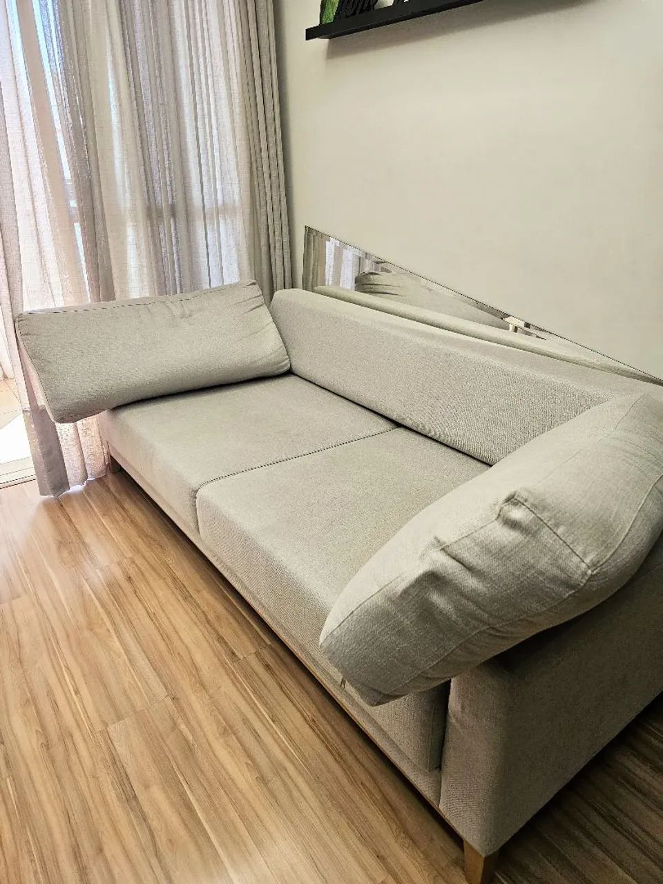 Sofá cinza 2.20m - Foto 3