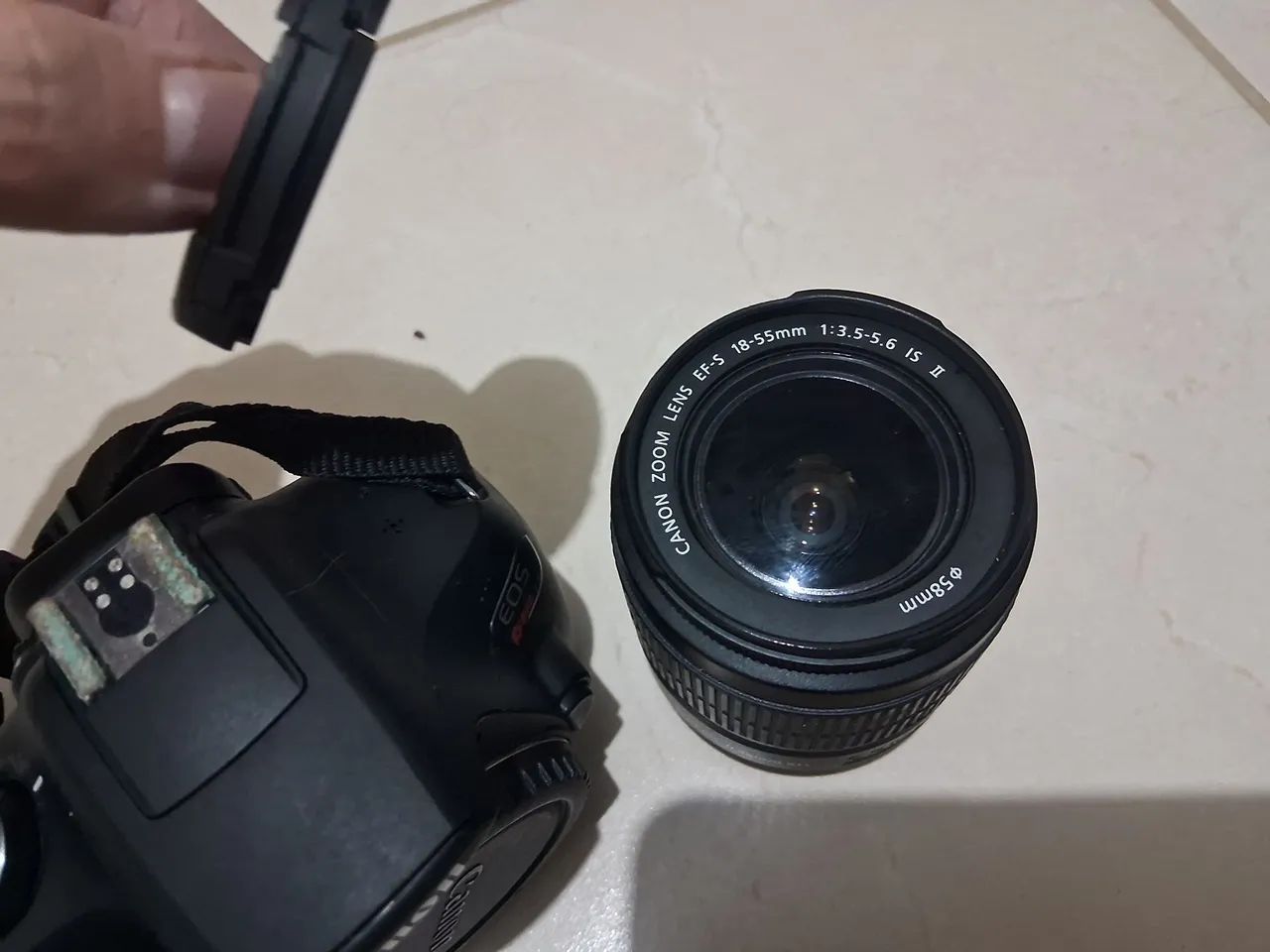 Camera EOS Rebel T7 - Canon - Com Defeito. - Foto 3