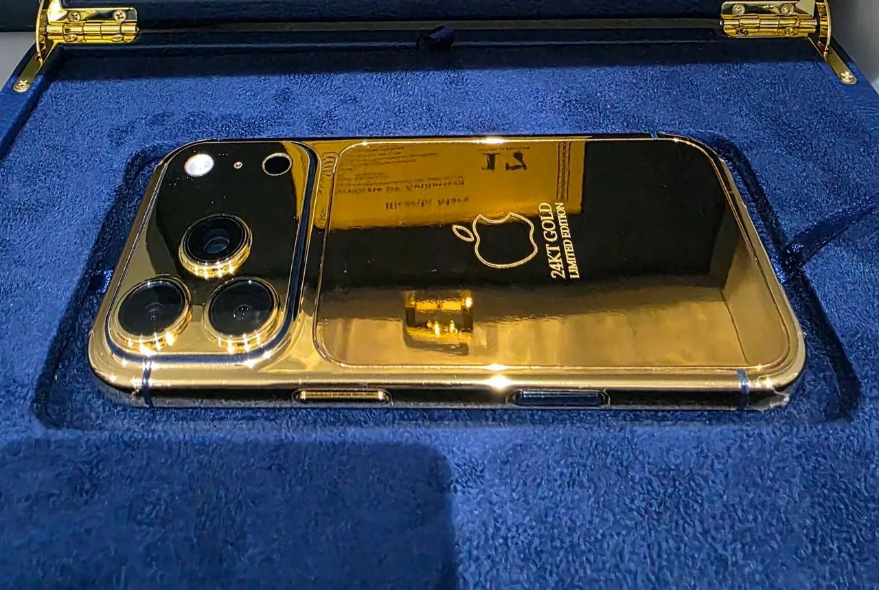 IPhone 17 Pro Max Cores Exclusivas / Ouro - Foto 3
