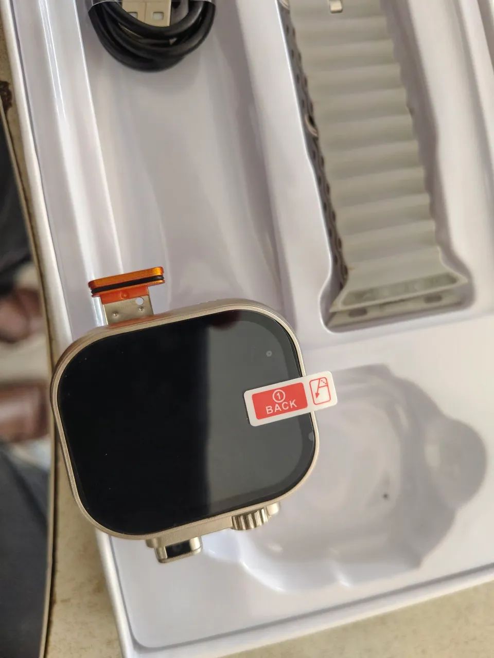 Relógio celular pega chip tem câmera zero na caixa  - Foto 2