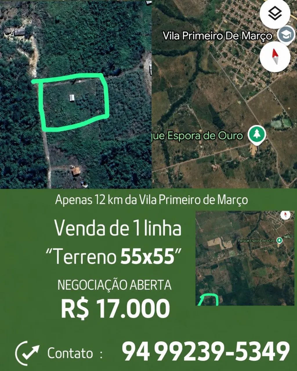 Vendo 1 linha de terra