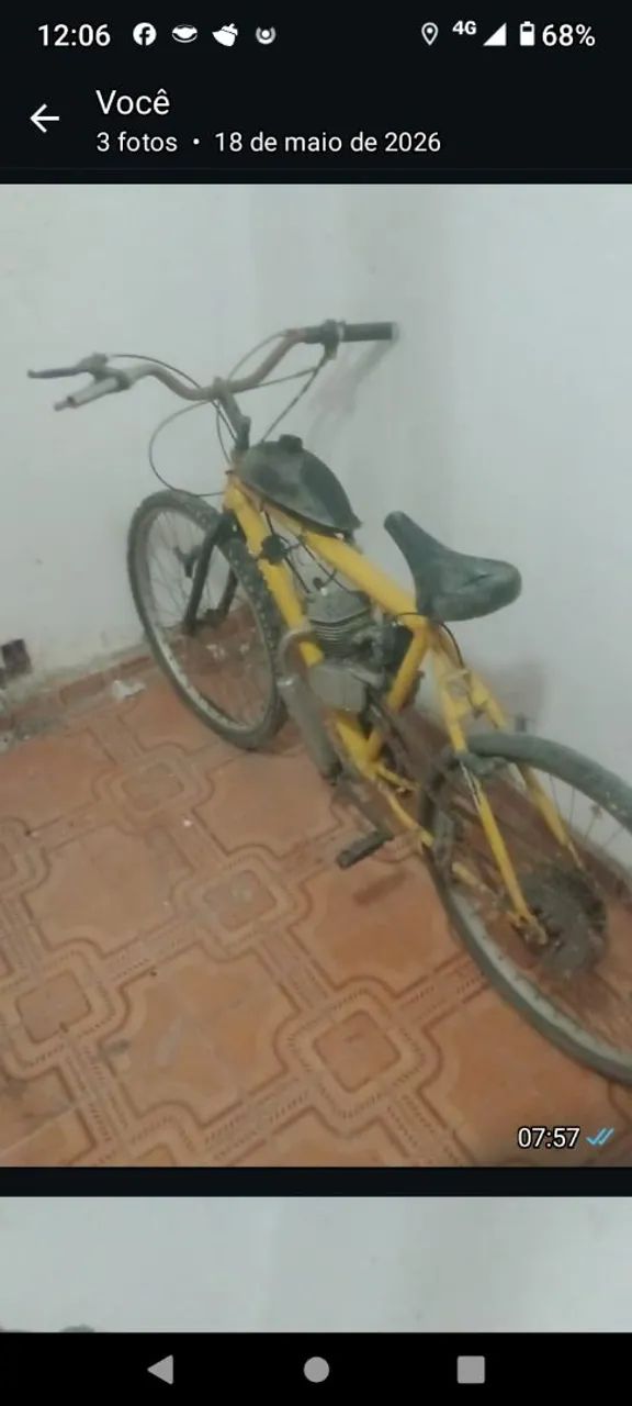 Vendo bicicleta com motor  - Foto 3