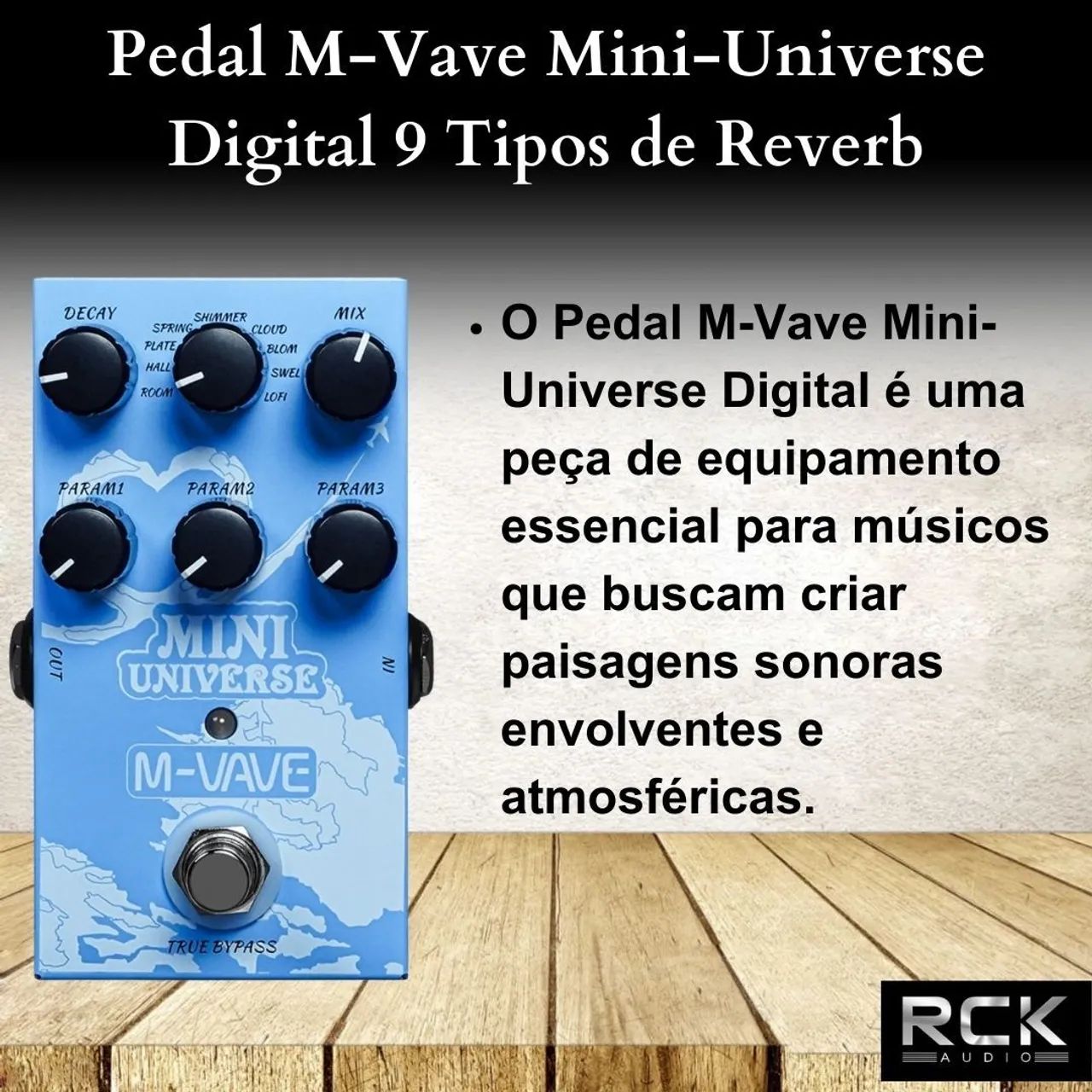 Pedal de Shimmer M Wave mini universe - Foto 2