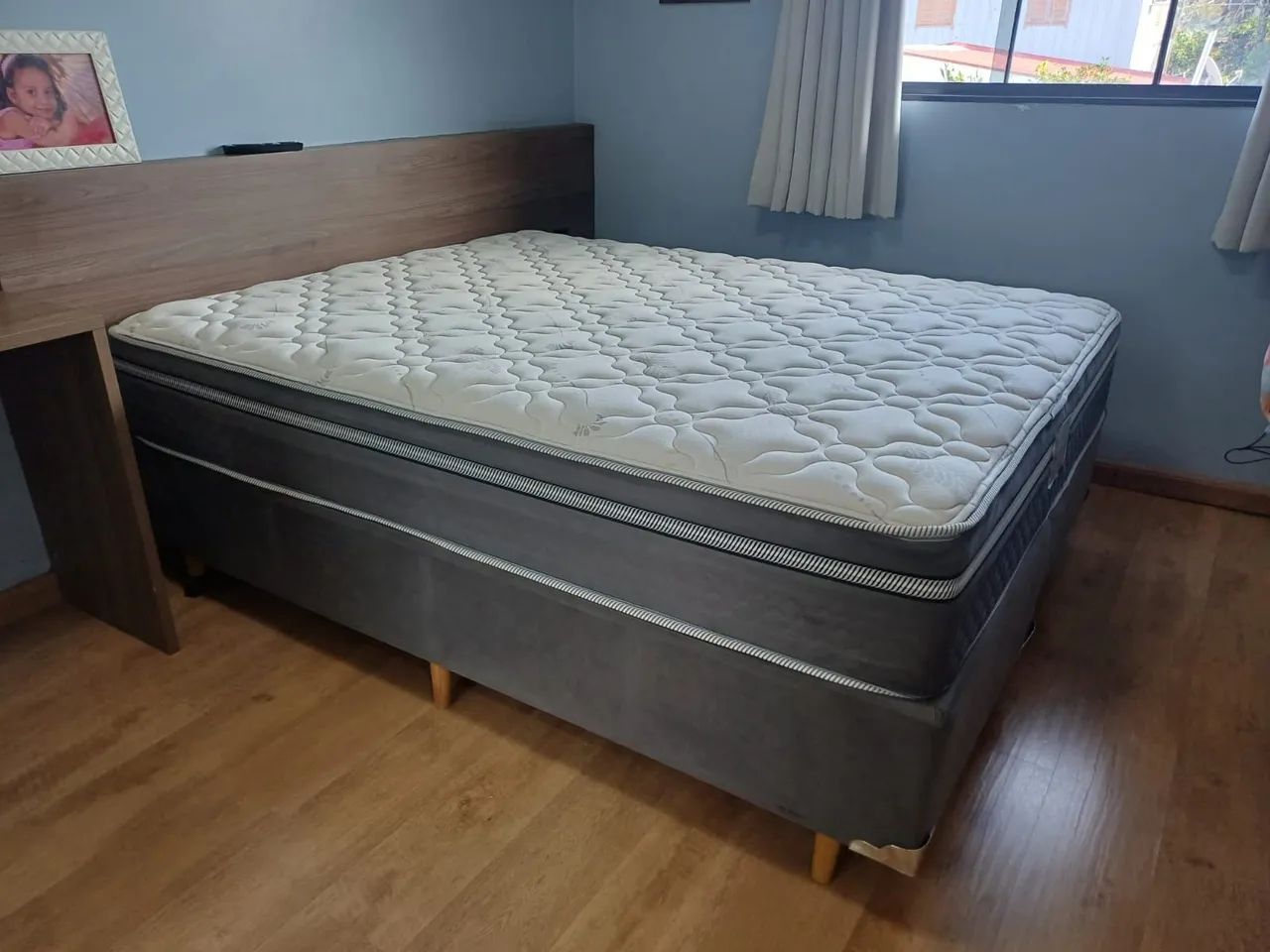 Cama box queen em ótimo estado - Foto 2