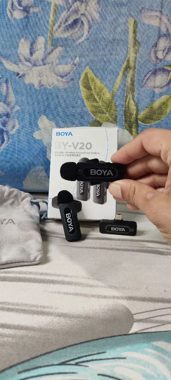 Microfone Lapela Boya V20 (PAR)