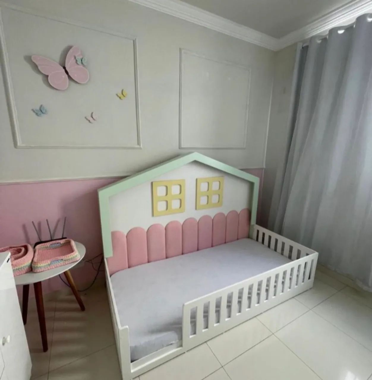 Cama montessoriana com escorrega colchão a negocia. 