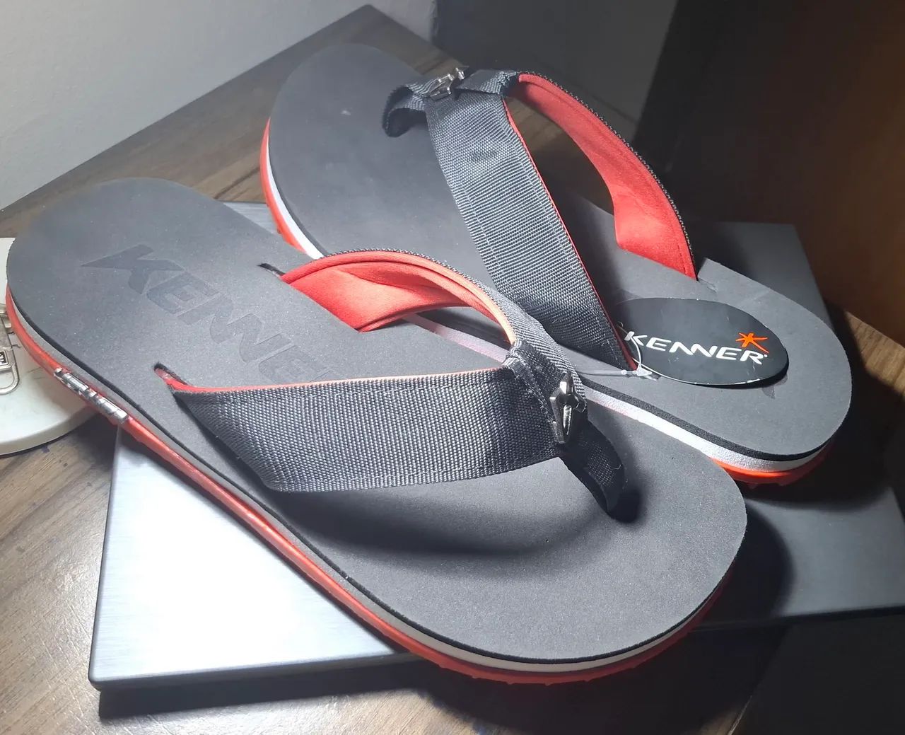 Chinelo Kenner Kivah Cushy Vermelho