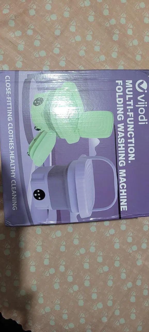 Mini maquina de lavar roupa 12,5 l automatica 3 modos centrifugador drenagem dobrável - Foto 2