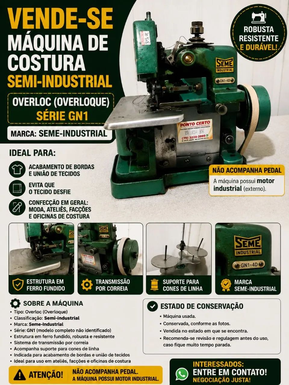 Máquina overloc 