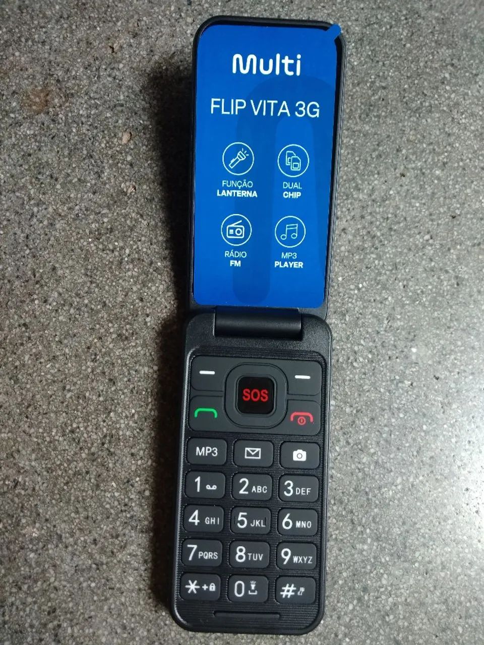 Vendo Celular Multi Flip  com SOS Idoso  - Foto 4