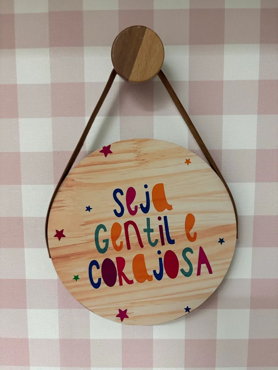 Placa quadro mdf infantil menina 