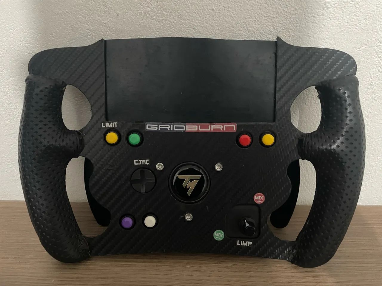 Volante Thrustmaster TM Leather 28 GT + Add On Gridburn - Foto 4
